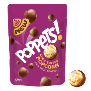 Poppets Choc Toffee Popcorn