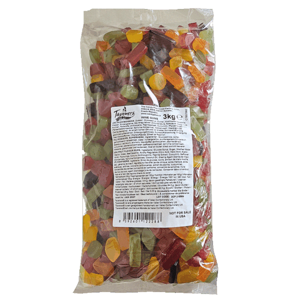 Taveners Wine Gums 4x3 KG
